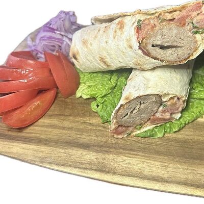 Дюрум в юхе со свининой (в лаваше) в DADLI на углях по цене 650 ₽