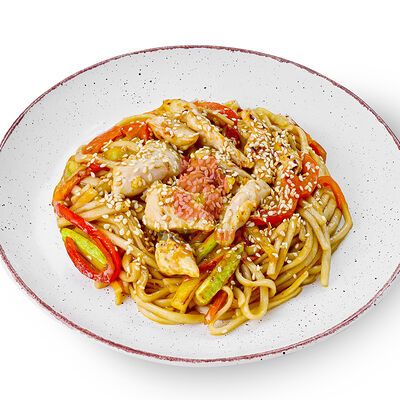 Удон с курицей в Ваусуши по цене 418 ₽