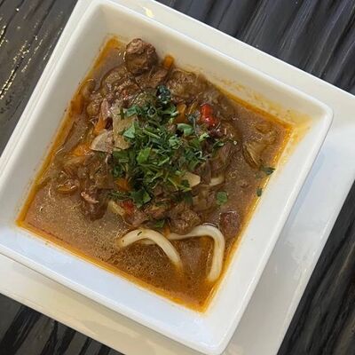 Лагман с говядиной в Длинный нос по цене 250 ₽