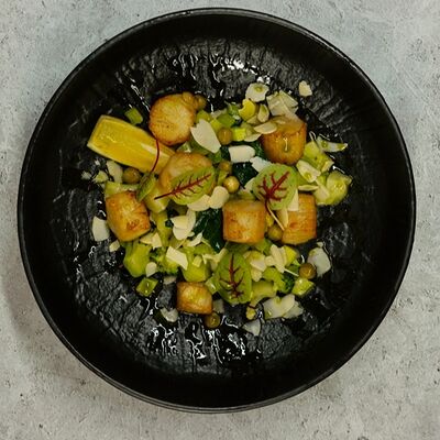 Зеленое рагу с гребешками в Рановский Рест по цене 1290 ₽