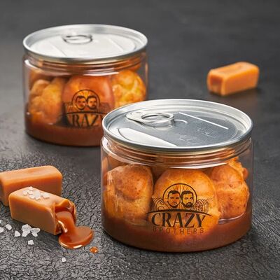 Банкей Профитроли с карамельным соусомв Crazy Brothers! 4-х этажная Пицца по цене 590 ₽