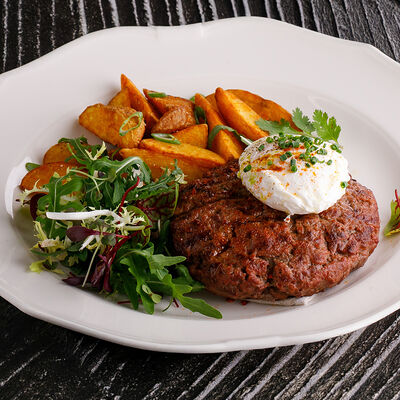 Бифштекс с картофелем Айдахо в Ginza по цене 1990 ₽