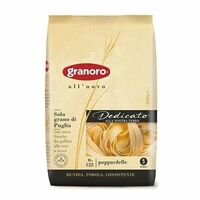 Паста GranOro Dedicato №122 Паппарделле с добавлением яйца в Ченто пицца М7