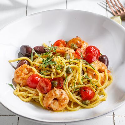 Паста с креветками в ЛарисуВаннуХочу по цене 830