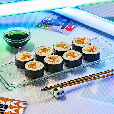 Кимпаб с креветками в Dostaевский по цене 458 ₽