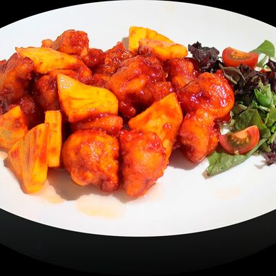 Свинина с ананасом в Пусан по цене 650 ₽