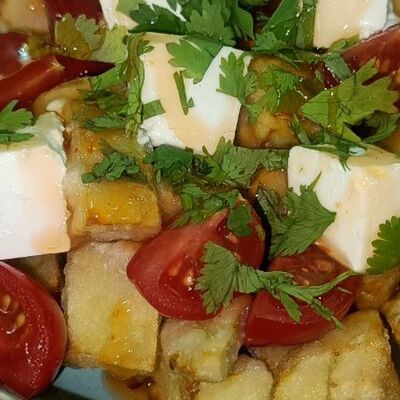 Хрустящий баклажан в Хинкальная Едим вкусно по цене 480 ₽