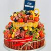 Торт гигант из колбас на 23 февраля в Дарите красиво по цене 14399