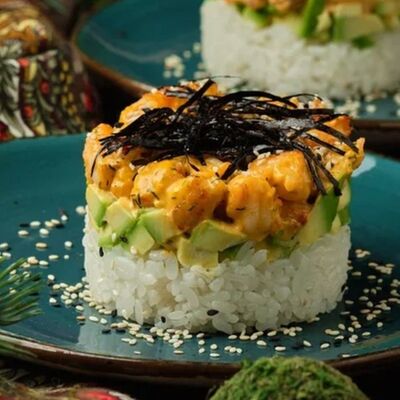 Суши Торт с креветкой в Mesto Sushi & Grill по цене 460