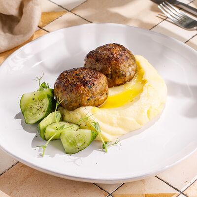 Домашние котлеты с пюре в ЛарисуВаннуХочу по цене 650