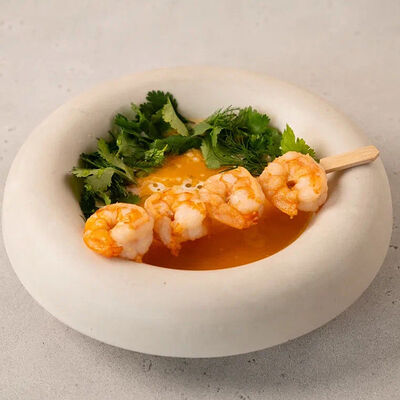 Тыквенный крем/кокосовое молоко/креветка в Hug по цене 450 ₽