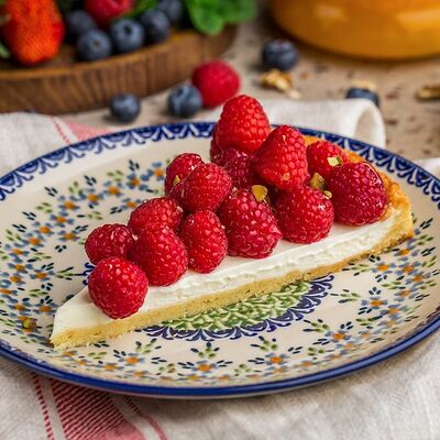 Пирог со свежей малиной в Сыроварня по цене 1190 ₽