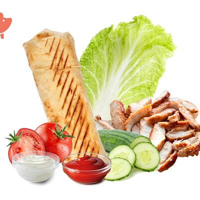 Шаурма классическая с свининой в Picnic по цене 330 ₽