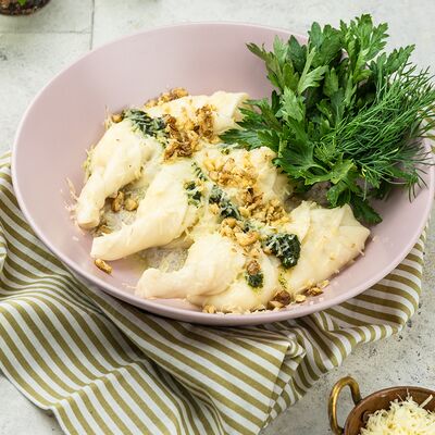 Хинкали с сыром в Рестомаркет Китчен по цене 270 ₽