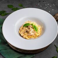 Спагетти Карбонара в Rigatoni