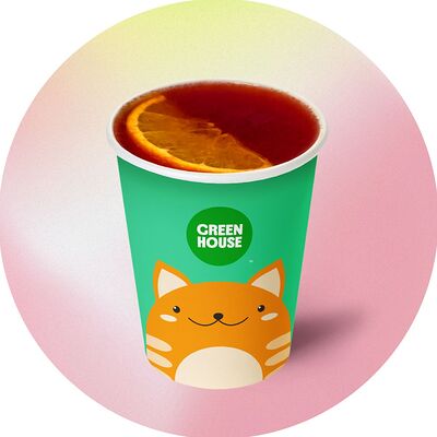 Пунш апельсиновый с черничными джус боллами в Green House по цене 325 ₽