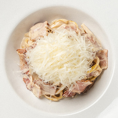 Паста карбонара с сыром пармезан в Etika bakery - Этика пекарня по цене 660 ₽