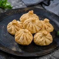 Жареные хинкали с телятиной и свининой в Сахара