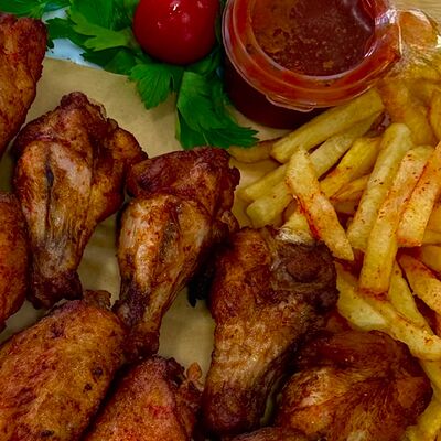Крылышки + фри (Комбо)в Шардени по цене 680 ₽