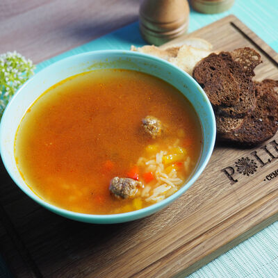 Супчик с фрикадельками в Полианто по цене 200