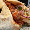 Шашлык в лаваше из куриного филе бедра в От души по цене 499