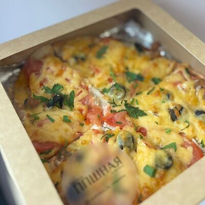 Пицца с курицей (1 кусочек) в Ппшная по цене 269 ₽