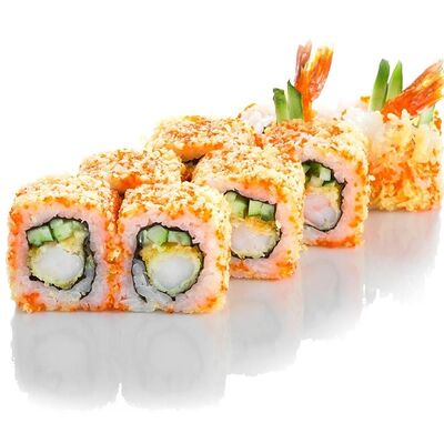 Ролл эби темпура спайсив Sushi & Pizza Момент по цене 630 ₽
