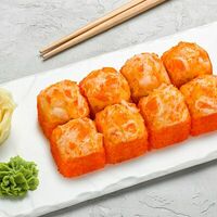 Запеченный ролл острый с тигровой креветкой в Суши Сет