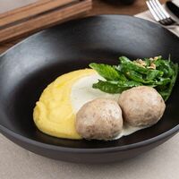 Котлеты из индейки с картофельным пюре в Hamster