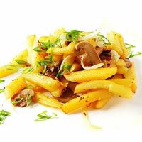 Картофель с грибами в Хинкали