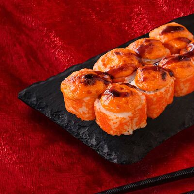 Запеченный ролл с нежным крабом до-до в Рыбин Гуд Sushi Premium по цене 730 ₽
