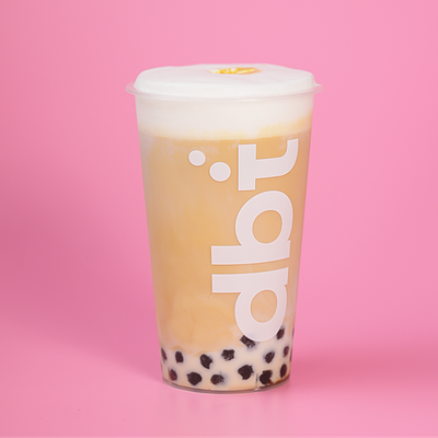 Латте с тапиокой Обьем M (маленький) в Double bubble tea по цене 670 ₽