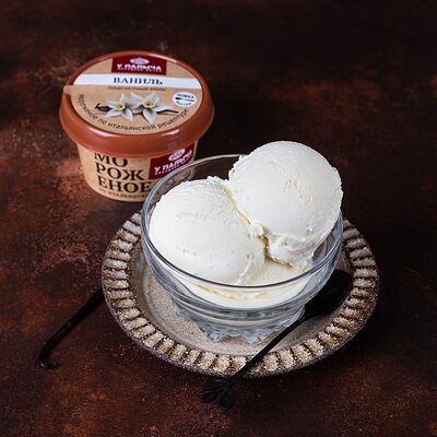 Мороженое сливочное Ваниль в У Палыча. С пылу, с жару! по цене 230 ₽