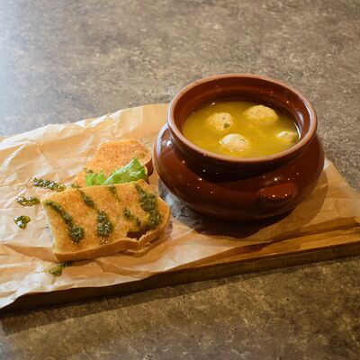 Куриный суп с фрикадельками в La Terrasse по цене 350 ₽