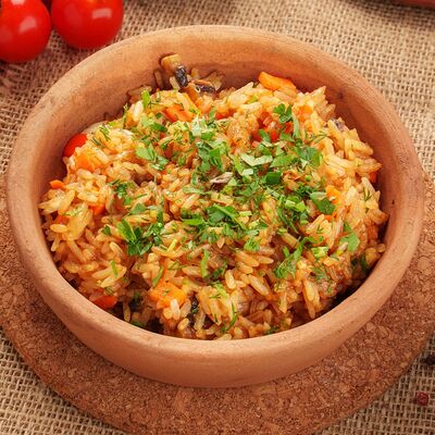 Рис с овощами в Приключения Шурика по цене 240 ₽