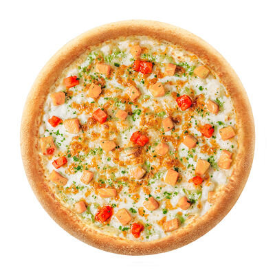 Пицца с лососем и соусом песто 20 см Оригинальное в Domino Pizza по цене 899 ₽