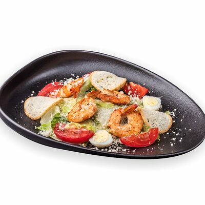 Салат Цезарь с креветкамив Мушу по цене 745 ₽