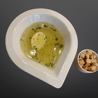 Бульон с яйцом в Любимые мгновения по цене 350 ₽