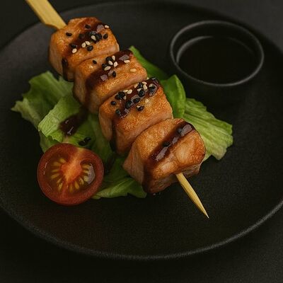 Шашлычок из лосося в Авто Япончик по цене 688 ₽