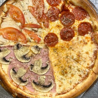 Пицца Четыре сезона в Лось Лосось по цене 1820 ₽