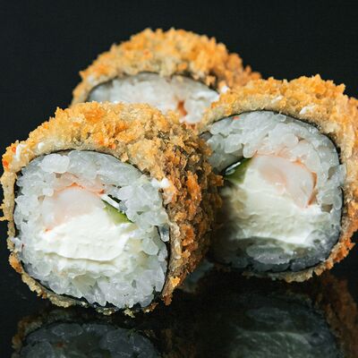 Жареный с креветкой топ в UNAGI ROLLS по цене 589 ₽