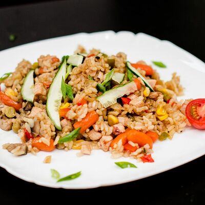 Тяхан с морепродуктами в АСА-Суши по цене 390 ₽