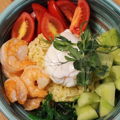 Боул с креветкой и булгуром в 801 по цене 630 ₽