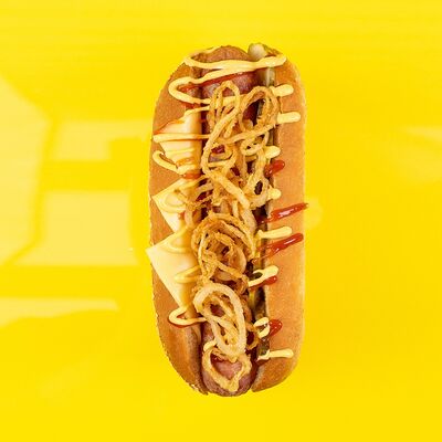 Хот-дог Баварский в Координаты по цене 380 ₽