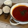 Борщ с говядиной и салом в Кафе Сирень по цене 510