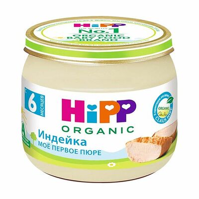 Пюре Индейка с 6 месяцев, Hipp в Азбука Вкуса Экспресс Меню по цене 164 ₽