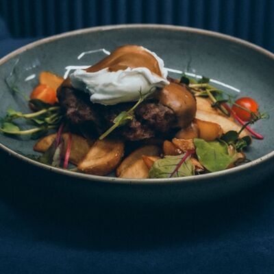 Бифштекс в Клюква бар по цене 610 ₽