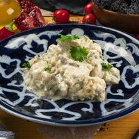 Курица в сливках с грибами в Кебаб