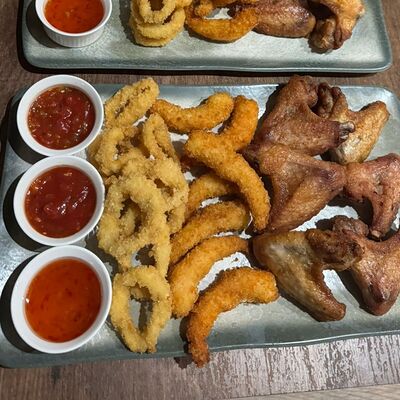 Креветки в хрустящей панировке в Игристо по цене 890 ₽