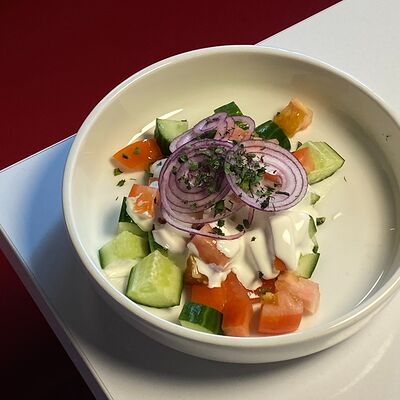 Свежие овощи со сметаной в Буффет по цене 9 р.